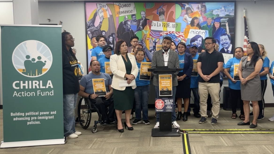 ‘California will not sit back’:  Immigrant advocates encourage people to vote Yes on Prop. 50